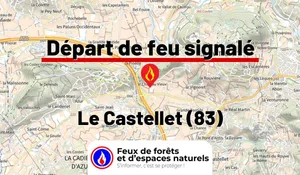 Incendie à Le Castellet (83) : le feu est éteint