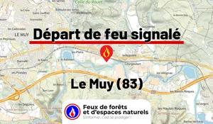 Incendie à Le Muy (83) : le feu est éteint