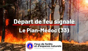 Incendie à Le Pian-Médoc (33) : le feu est éteint