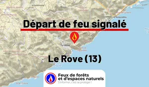 Incendie à Le Rove (13) : le feu est éteint