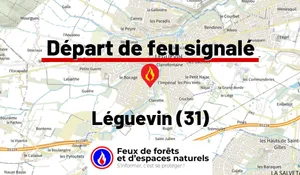 Incendie à Léguevin (31) : le feu est éteint