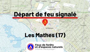 Incendie à Les Mathes (17) : le feu est éteint