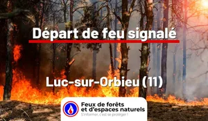 Incendie à Luc-sur-Orbieu (11) : le feu est éteint