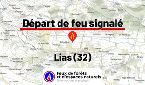 Incendie à Lias (32) : le feu est éteint