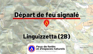 Incendie à Linguizzetta (2B) : le feu est éteint