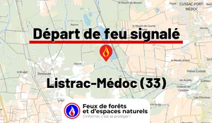 Incendie à Listrac-Médoc (33) : le feu est éteint