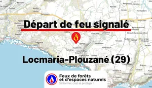 Incendie à Locmaria-Plouzané (29) : le feu est éteint