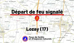 Incendie à Lozay (17) : le feu est éteint