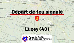 Incendie à Luxey (40) : le feu est éteint