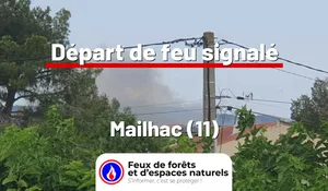 Incendie à Mailhac (11) : le feu est éteint