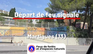 Incendie à Martigues (13) : le feu est éteint