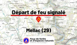 Incendie à Mellac (29) : le feu est éteint