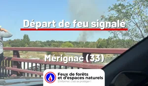 Incendie à Mérignac (33) : le feu est éteint