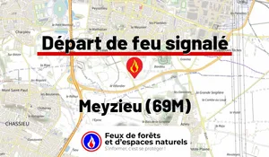 Incendie à Meyzieu (69M) : le feu est éteint