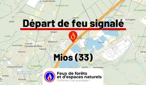 Incendie à Mios (33) : le feu est éteint