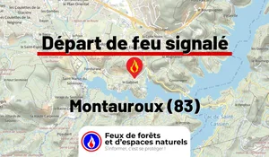 Incendie à Montauroux (83) : le feu est éteint