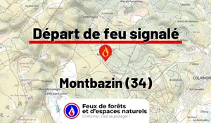 Incendie à Montbazin (34) : le feu est éteint