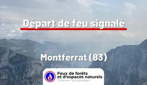 Incendie à Montferrat (83) : le feu est éteint