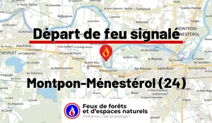 Incendie à Montpon-Ménestérol (24) : le feu est éteint