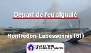 Incendie à Montredon-Labessonnié (81) : le feu est éteint