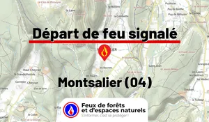 Incendie à Montsalier (04) : le feu est éteint