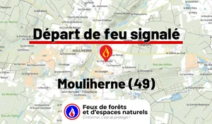 Incendie à Mouliherne (49) : le feu est éteint