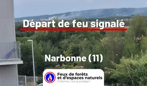 Incendie à Narbonne (11) : le feu est éteint