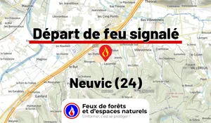 Incendie à Neuvic (24) : le feu est éteint