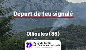 Incendie à Ollioules (83) : le feu est éteint