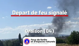 Incendie à Oraison (04) : le feu est éteint