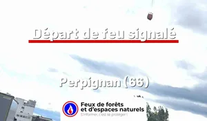 Incendie à Perpignan (66) : le feu est éteint