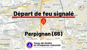 Incendie à Perpignan (66) : le feu est éteint