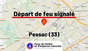 Incendie à Pessac (33) : le feu est éteint
