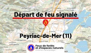 Incendie à Peyriac-de-Mer (11) : le feu est éteint