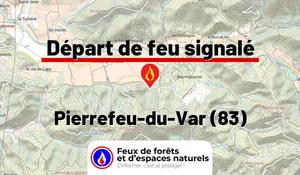 Incendie à Pierrefeu-du-Var (83) : le feu est éteint