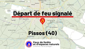 Incendie à Pissos (40) : le feu est éteint
