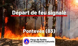Incendie à Pontevès (83) : le feu est éteint