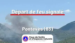 Incendie à Pontevès (83) : le feu est éteint
