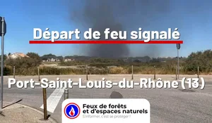 Incendie à Port-Saint-Louis-du-Rhône (13) : le feu est éteint