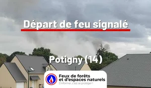 Incendie à Potigny (14) : le feu est éteint