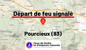 Incendie à Pourcieux (83) : le feu est éteint