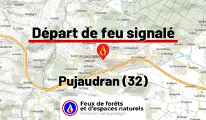 Incendie à Pujaudran (32) : le feu est éteint