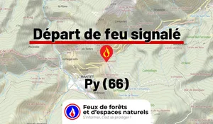 Incendie à Py (66) : le feu est éteint