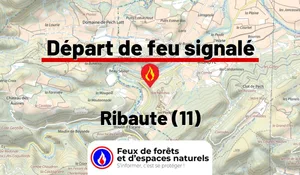 Incendie à Ribaute (11) : le feu est éteint