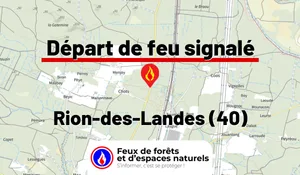 Incendie à Rion-des-Landes (40) : le feu est éteint