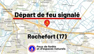 Incendie à Rochefort (17) : le feu est éteint