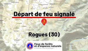 Incendie à Rogues (30) : le feu est éteint