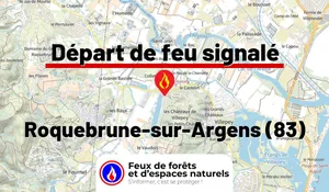 Incendie à Roquebrune-sur-Argens (83) : le feu est éteint