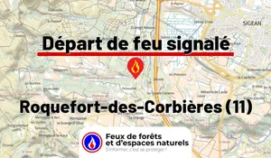 Incendie à Roquefort-des-Corbières (11) : le feu est éteint