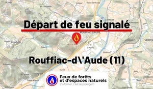 Incendie à Rouffiac-d'Aude (11) : le feu est éteint